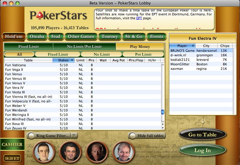 poker stars on mac